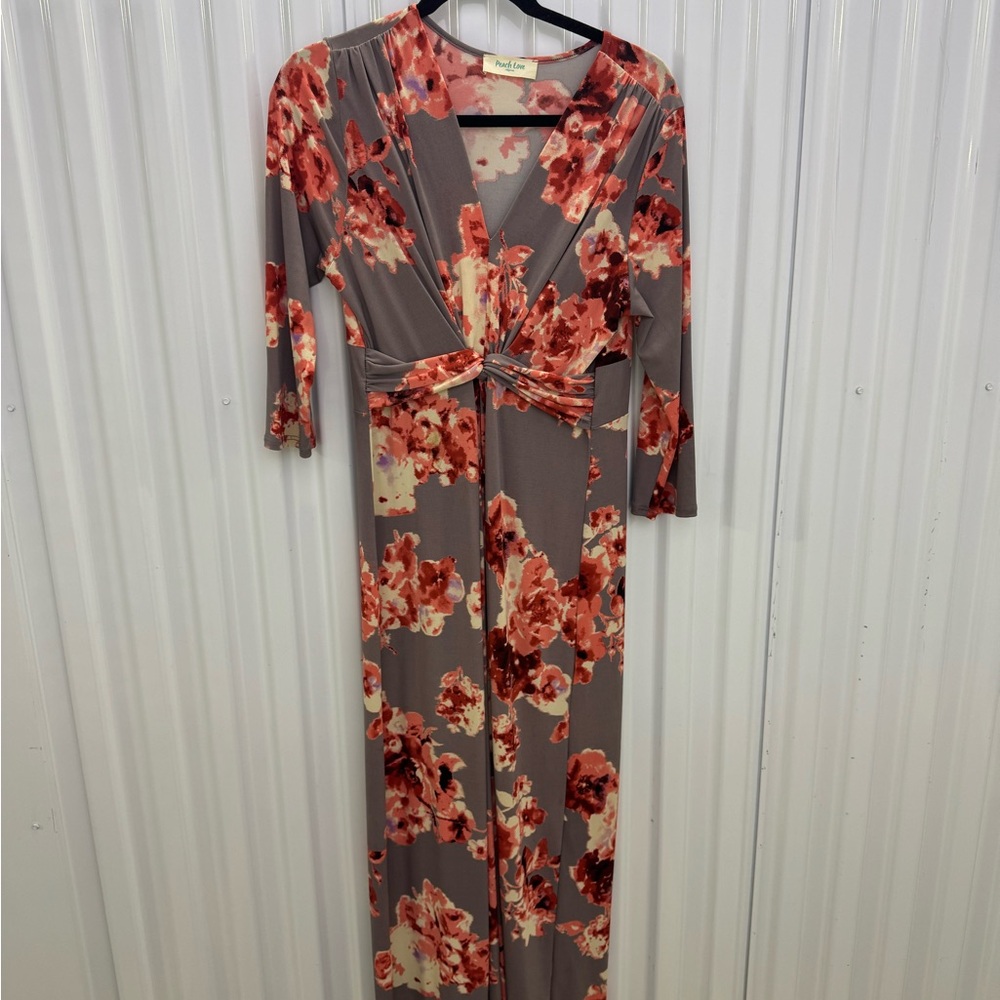 Floral Print Maxi Dress